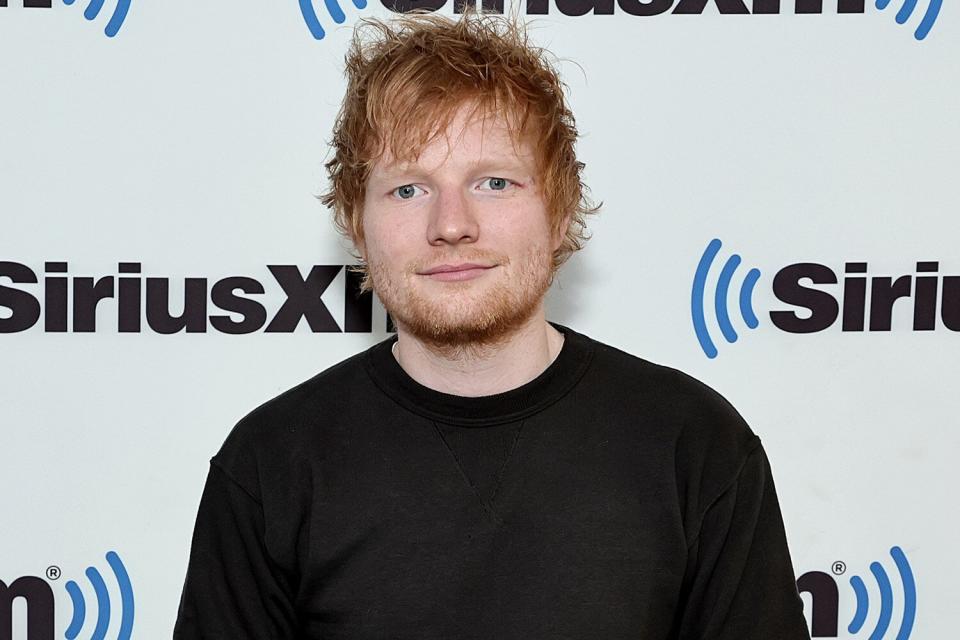 Ed Sheeran visits SiriusXM at SiriusXM Studios