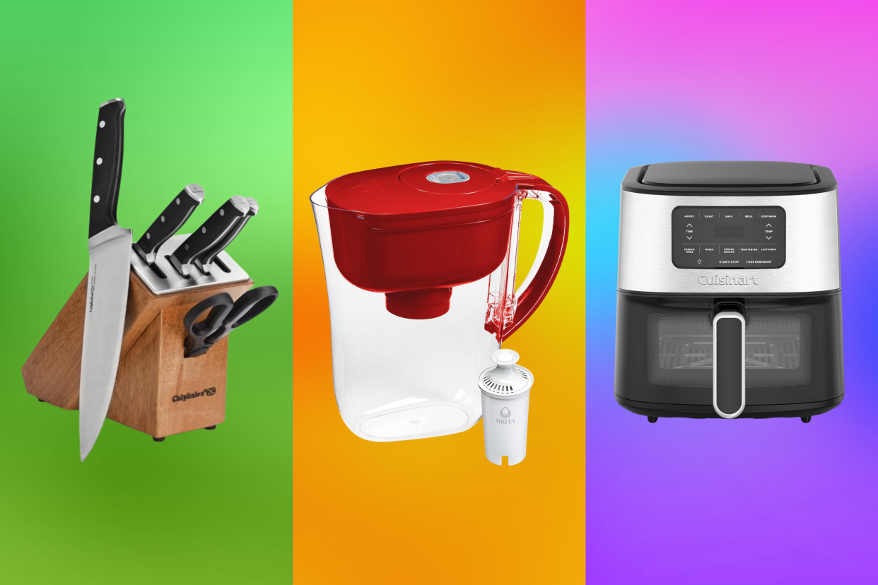 Kitchen deals: Calphalon knife set, Brita water filter pitcher, Cuisinart air fryer