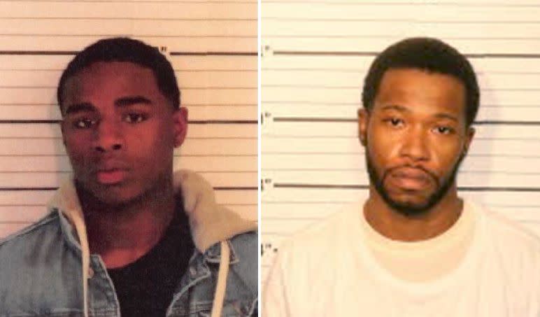 Justin Johnson (left) and Cornelius Smith  have been accused of murdering Young Dolph.