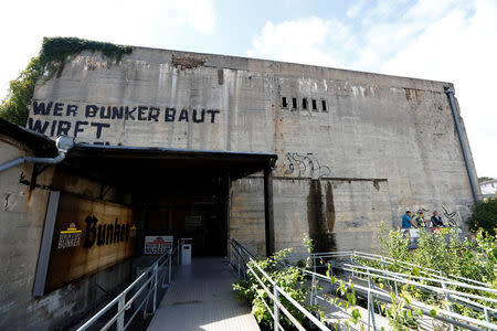 A general view shows the location of the exhibition entitled 'Hitler - How Could it Happen?' about German Nazi leader Adolf Hitler during a media tour in a World War Two bunker in Berlin, Germany, July 27, 2017. REUTERS/Fabrizio Bensch