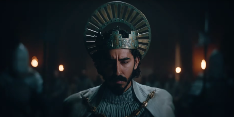 Dev Patel in The Green Knight. (YouTube/A24)