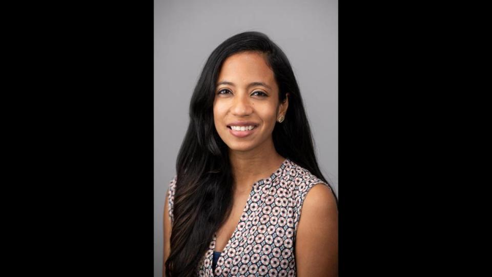 Asha Tharayil is a pediatric emergency medicine physician and assistant professor of pediatrics at UT Southwestern Medical Center.