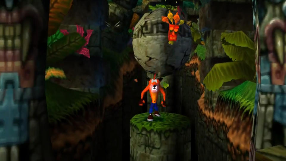 A screenshot from Crash Bandicoot