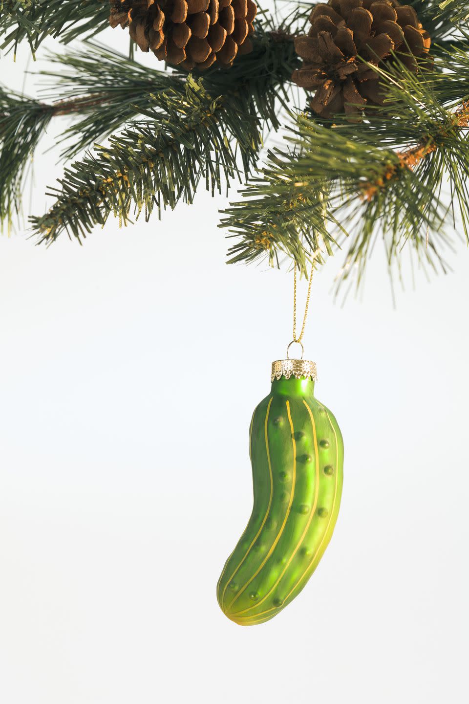 See Who Can Find the Pickle Ornament
