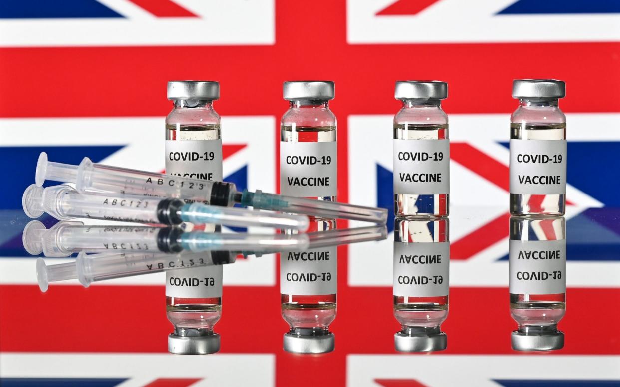 Vials of Covid vaccines - JUSTIN TALLIS/AFP