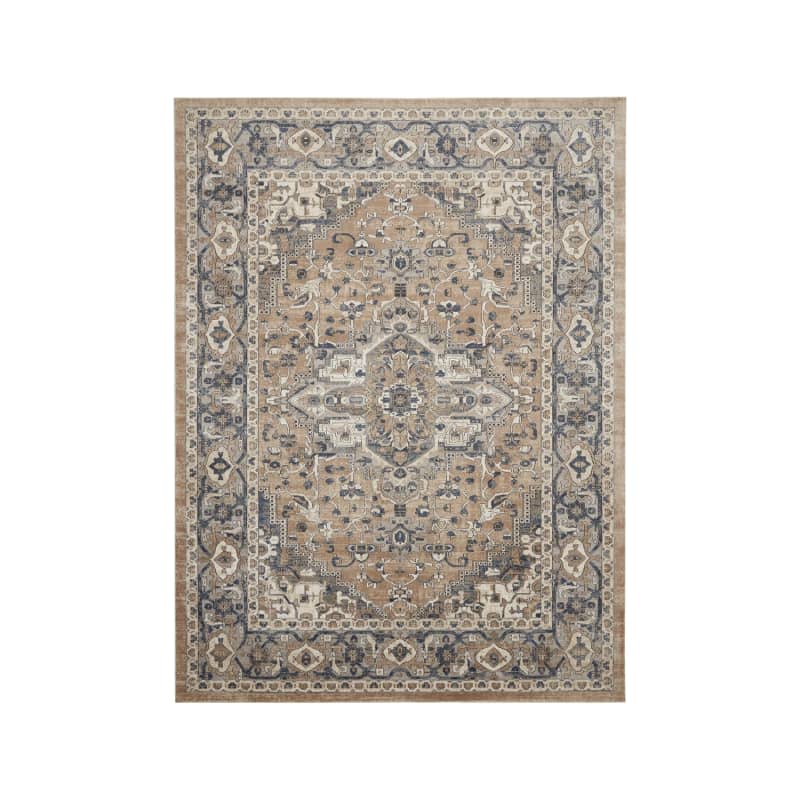 Jurado Oriental Beige/Gray Area Rug, 5’3” x 7’3”