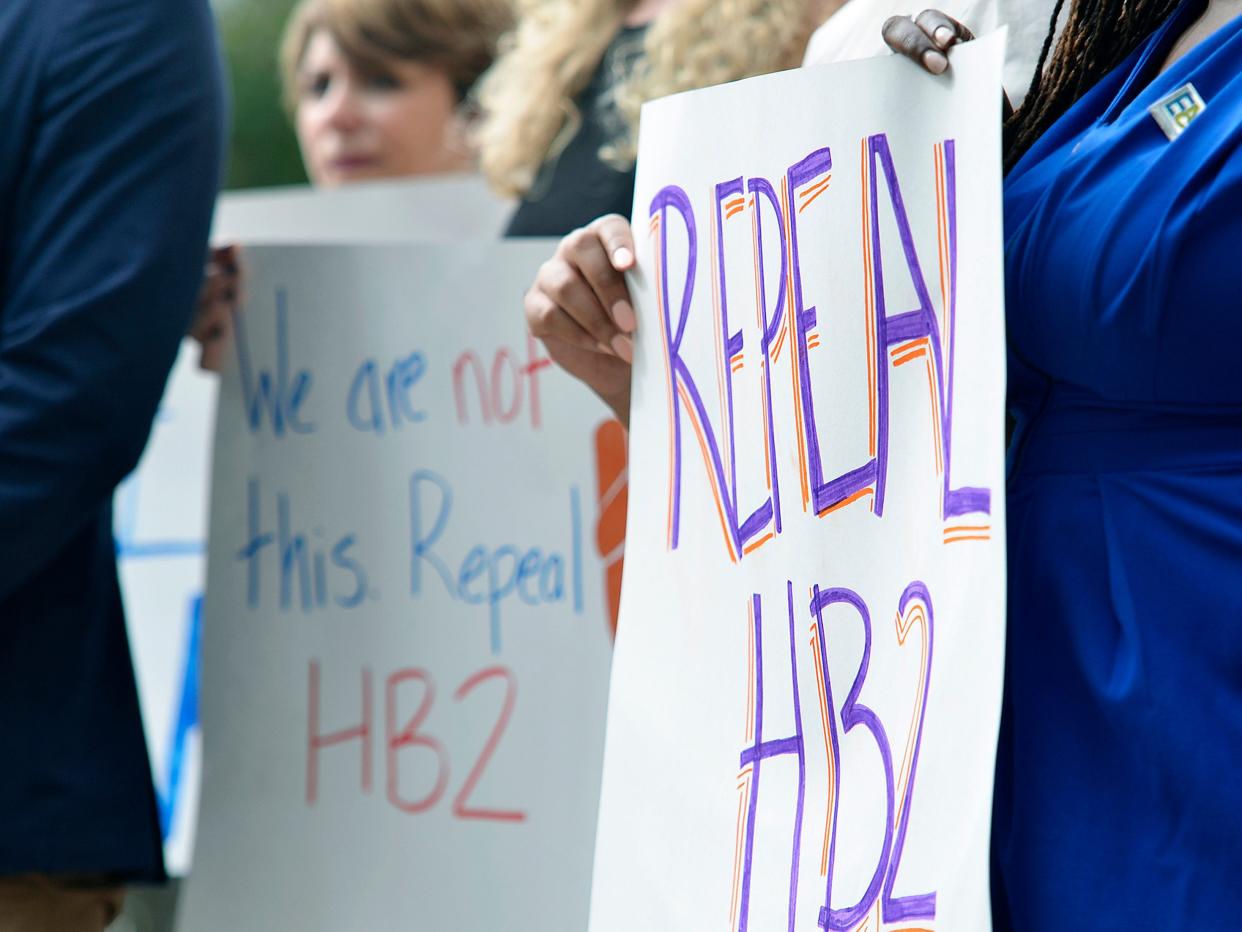 HB2 North Carolina bill protest