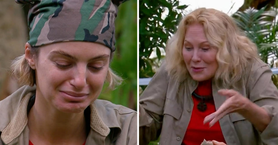 Domenica Calarco and Kerri-Anne Kennerley on I'm A Celeb