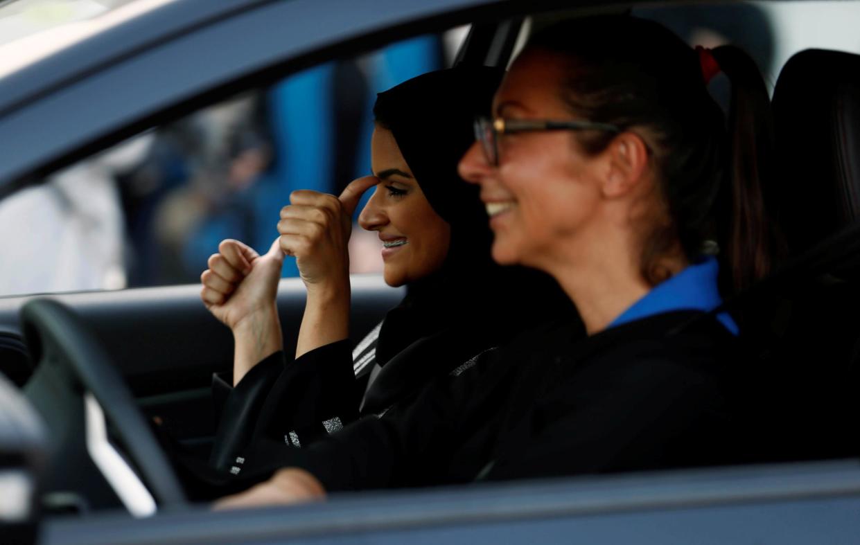 To prepare for the rule change on 24 June, women are already taking driving lessons in Jeddah: Reuters