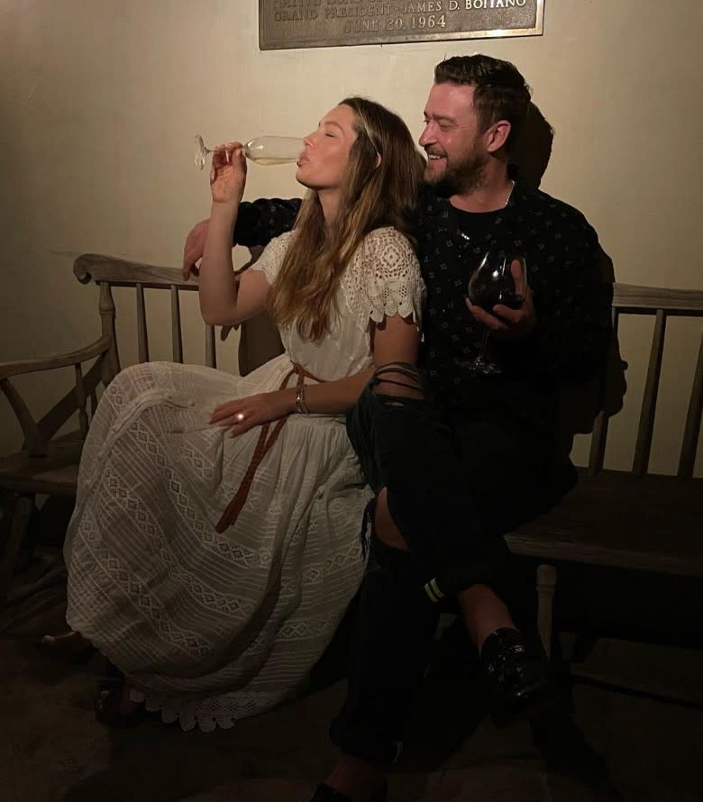 Justin Timberlake et sa femme star de cinéma, Chessie Gabrielle, sont « l'amour dans la tasse ».
