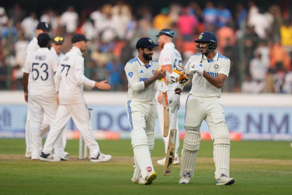 India finished the day in control of the first Test (AP)