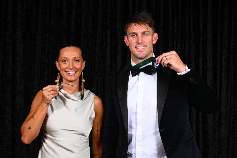 Ash Gardner and Mitch Marsh.