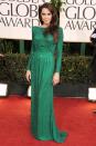 <p>Emerald appeared to be the hue of that year, as Angelina Jolie also chose the stunning shade. </p>