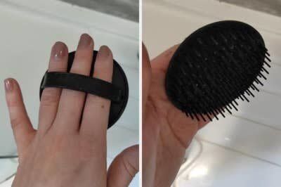 The soothing massage this shampoo brush gives me, motivates me to wash my hair after a long day