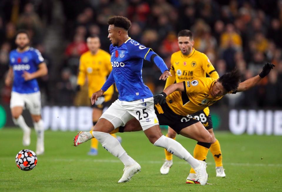 Everton's Jean-Philippe Gbamin in action (Reuters)