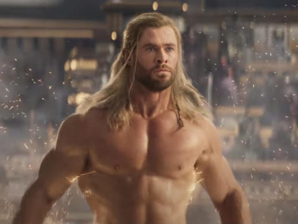 Chris Hemsworth as Thor in "Thor: Love and Thunder."