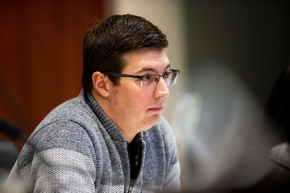 Ottawa County Board of Commissioners Chair Joe Moss listens to public comment Tuesday, Jan. 10.