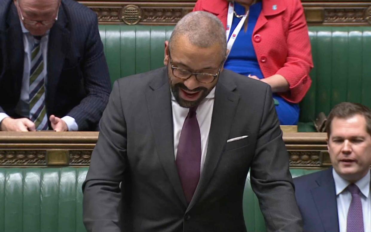 James Cleverly rejected calls for a cap on migration