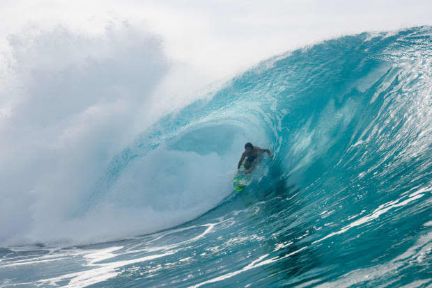 <em>On of the event's most-loved surfers, Mason Ho is always a standout.</em><p>Ryan "Chachi" Craig</p>
