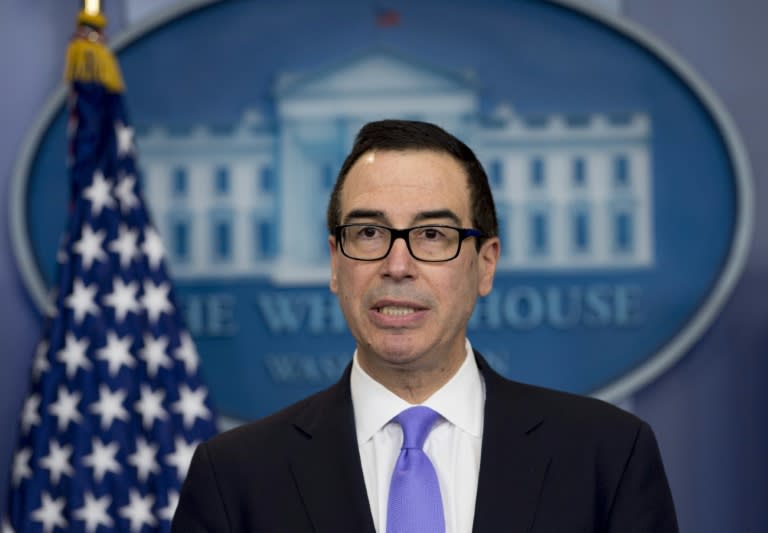 Treasury Secretary Steven Mnuchin, pictured in February 2017, is looking for G20 member states to avoid devaluing currencies to gain a competitive trade advantage