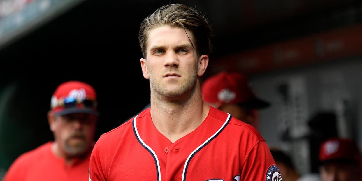 Bryce Harper clean-shaven