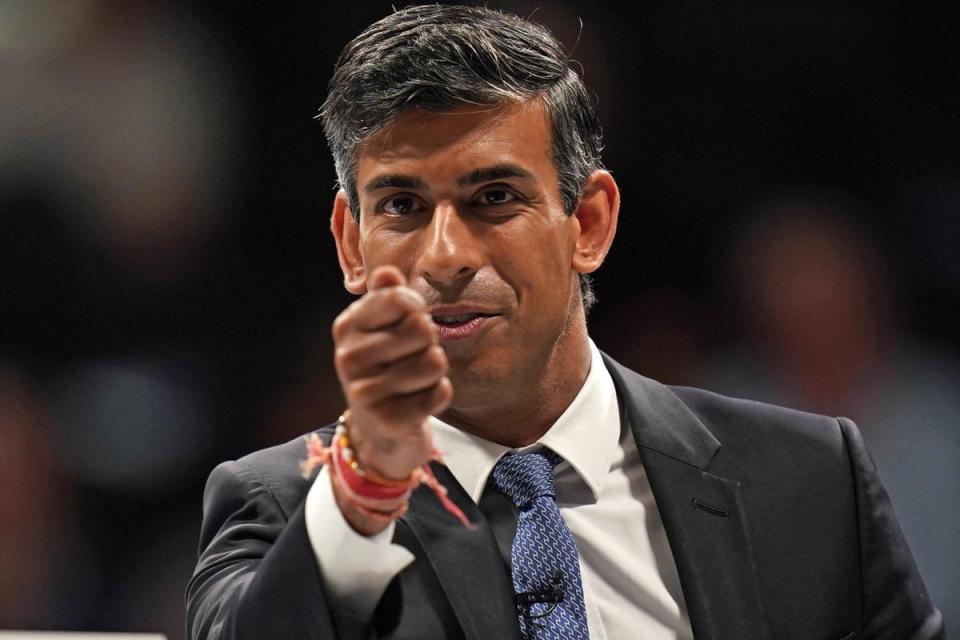 Rishi Sunak’s supporters have hit out at the Government’s tax-cutting plans (Jacob King/PA) (PA Wire)