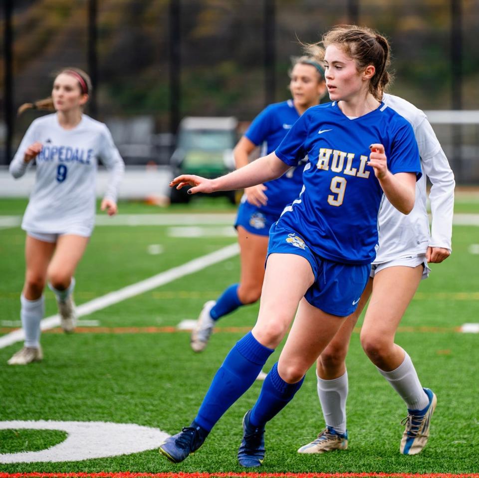Veronica Fleming of Hull has been named to The Patriot Ledger/Enterprise All-Scholastic Girls Soccer Team.