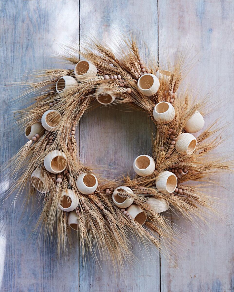 Dried Wheat Wreath