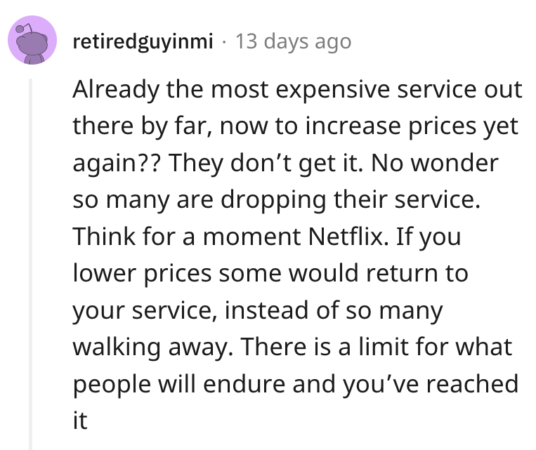 Netflix Price Hike Reddit Post 6