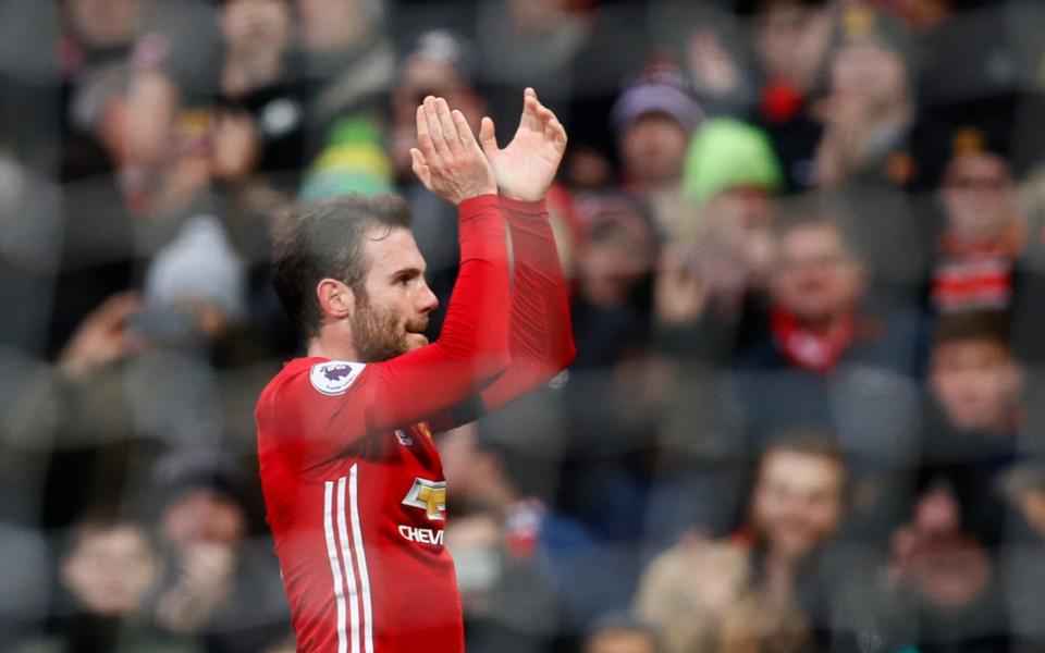 Manchester United 2 Watford 0: Juan Mata and Anthony Martial extend Utd's unbeaten league run to 16