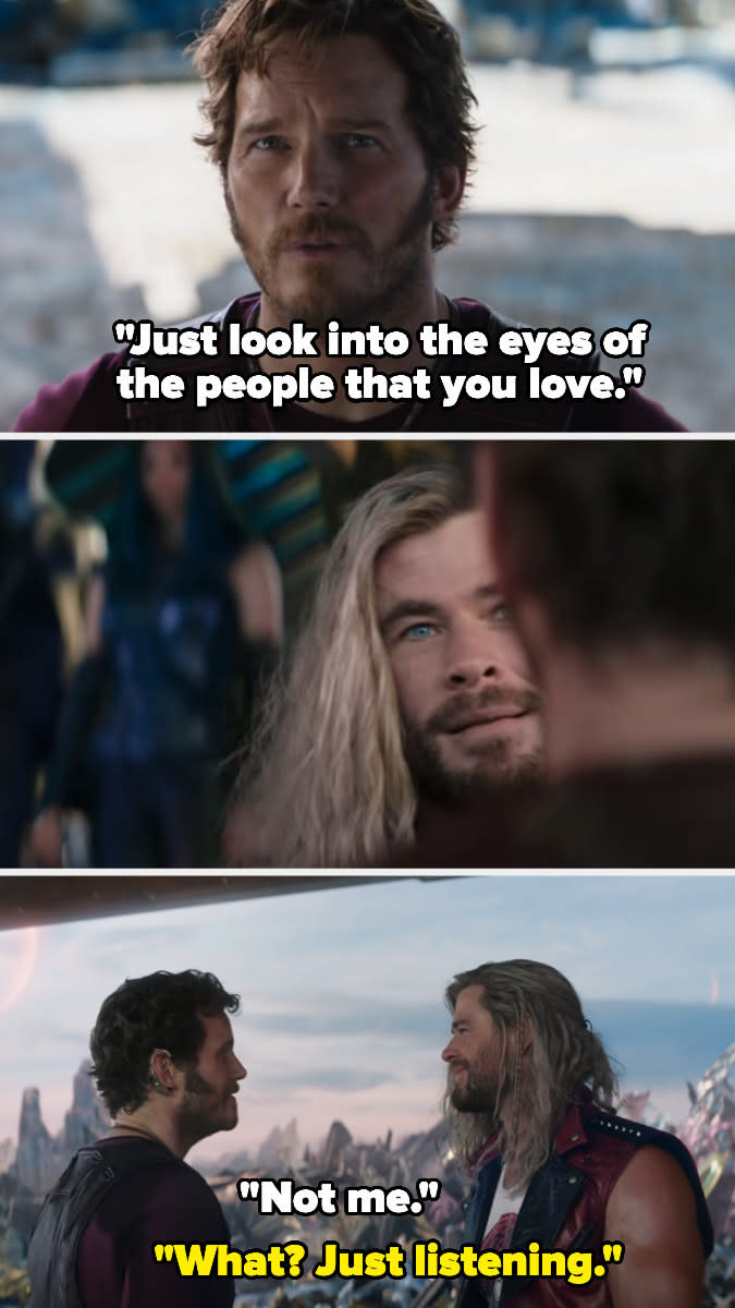 Scene from the "Thor: Love and Thunder" trailer