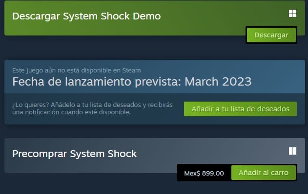 System Shock cada día más cerca