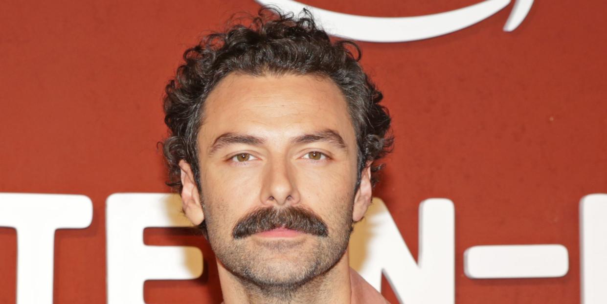 actor aidan turner attends a special screening of new prime video drama fifteen love in london