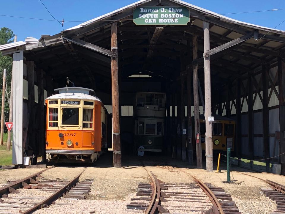 Seashore Trolley Museum’s historic trolleys will be better preserved in the new carhouse. The historic track used in the yard of the current building, rescued from South Boston, Mass., in 1953, will also be preserved and used in the yard leading to the new structure.