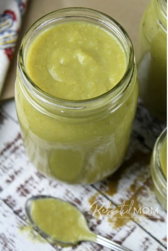 <p>Rebooted Mom</p><p>Bring a taste of New Mexico to your table with this traditional hatch green chile sauce!</p><p><strong>Get the recipe: <a href="https://www.rebootedmom.com/traditional-new-mexico-green-chile-sauce/" rel="nofollow noopener" target="_blank" data-ylk="slk:Traditional New Mexico Green Chile Sauce;elm:context_link;itc:0;sec:content-canvas" class="link ">Traditional New Mexico Green Chile Sauce</a></strong></p>