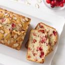 <p>This is especially delicious in the fall, but honestly the tangy cranberries and sweet toasted almonds are a good match any time of year.</p><p><strong><a href="https://www.countryliving.com/food-drinks/recipes/a33649/almond-cranberry-quick-bread-recipe-wdy1112/" rel="nofollow noopener" target="_blank" data-ylk="slk:Get the recipe;elm:context_link;itc:0;sec:content-canvas" class="link ">Get the recipe</a>.</strong></p><p><a class="link " href="https://www.amazon.com/USA-Pan-1140LF-Bakeware-Aluminized/dp/B0029JQEIC/?tag=syn-yahoo-20&ascsubtag=%5Bartid%7C10050.g.35246097%5Bsrc%7Cyahoo-us" rel="nofollow noopener" target="_blank" data-ylk="slk:SHOP LOAF PANS;elm:context_link;itc:0;sec:content-canvas">SHOP LOAF PANS</a><br></p>