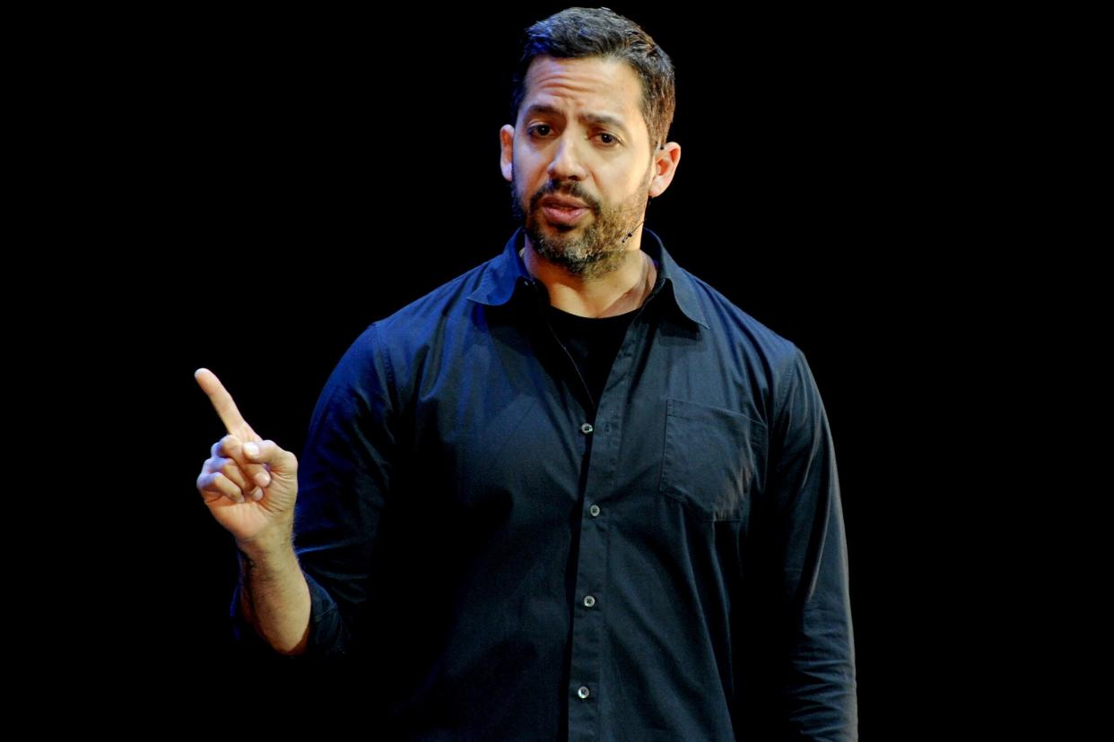 David Blaine performs on stage at O2 Apollo Manchester on June 11, 2019 in Manchester, England.