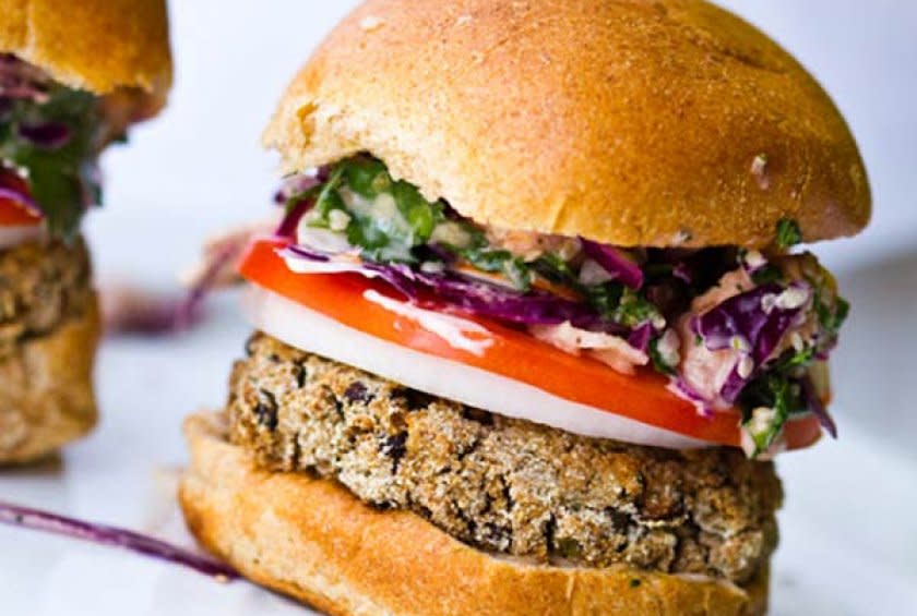 Sweet Potato Black Bean Burgers