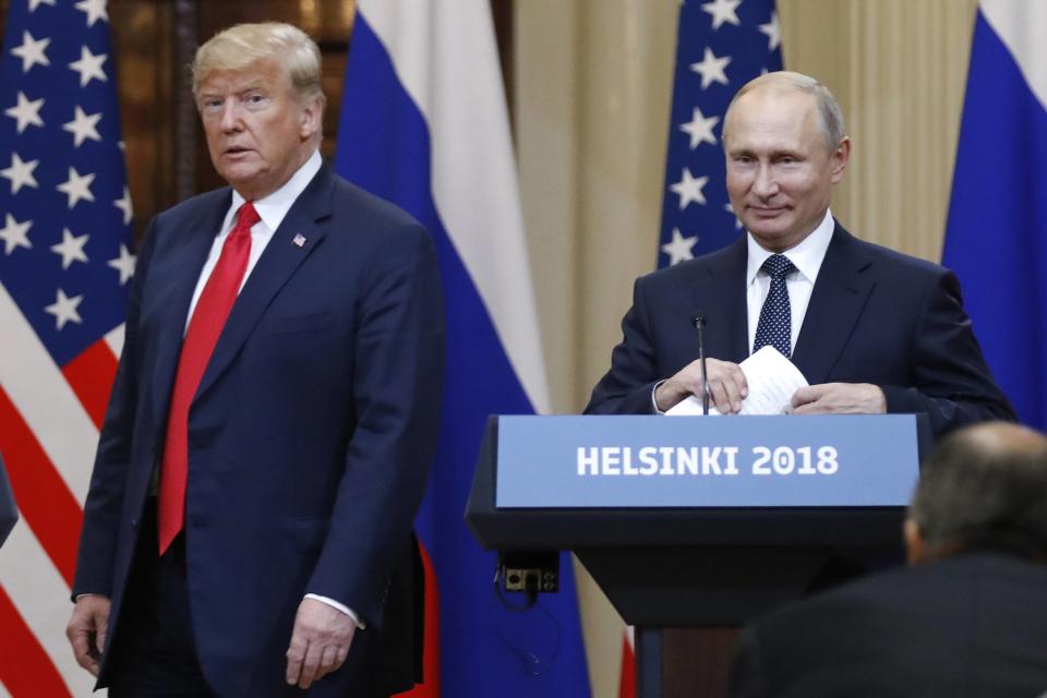 Trump möchte Putin bereits im Herbst erneut treffen – diesmal in Washington. (Bild: AP Photo/Alexander Zemlianichenko, File)