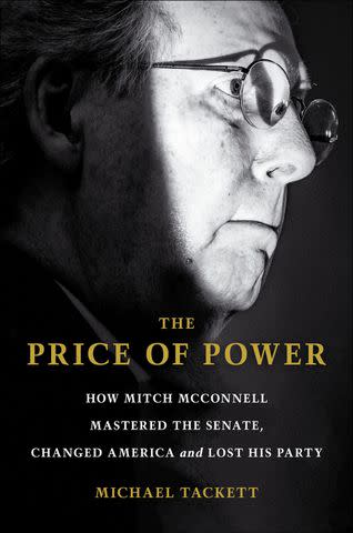 <p>Simon and Schuster</p> The cover of 'The Price of Power: How Mitch McConnell Mastered the Senate, Changed America, and Lost his Party.'