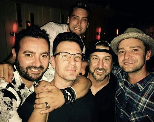 N'Sync boys reunite. Source: Instagram