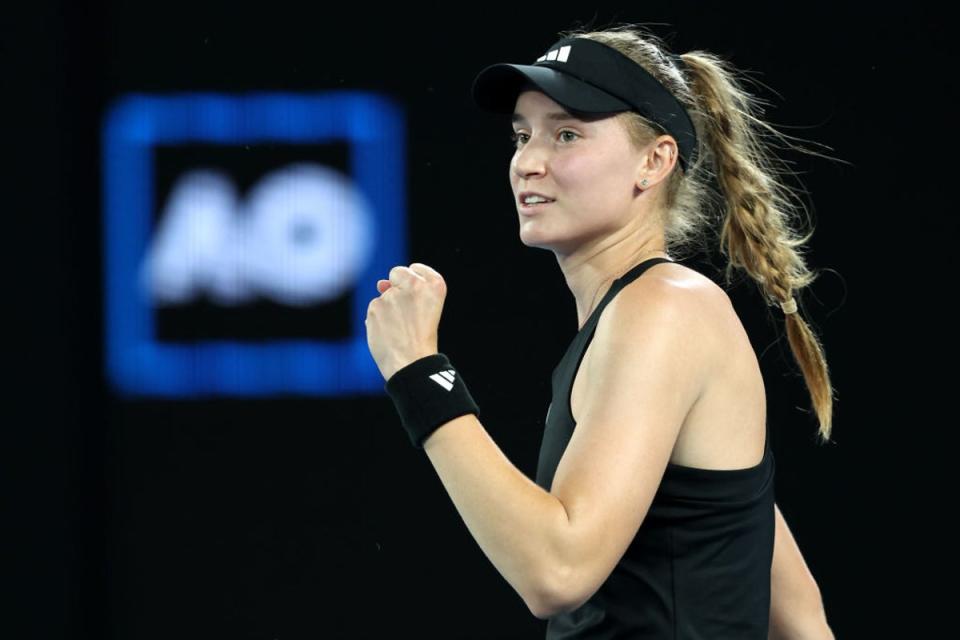 Elena Rybakina will face Aryna Sabalenka in Saturday’s final (Getty Images)