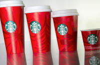 <p>The subtle tree and star patterns showed that things were getting more minimal [Photo: Starbucks] </p>