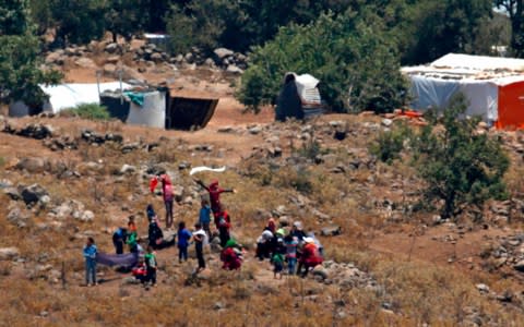 Both Israel and Jordan have said they will not accept refugees fleeing the latest bombardment  - Credit: AFP