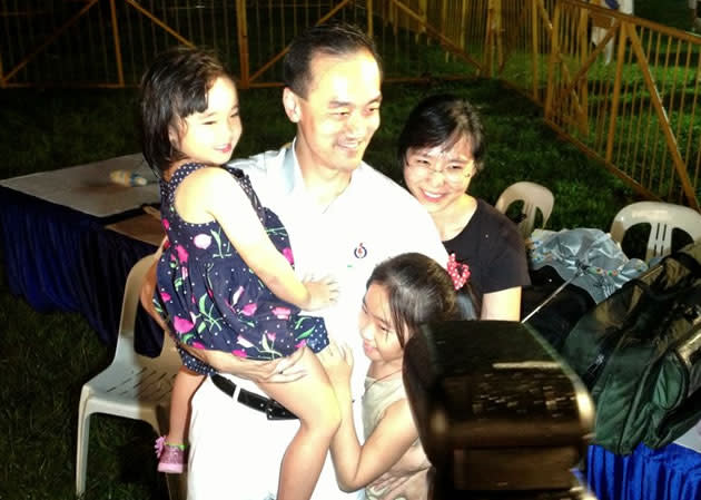 PAP's Dr Koh, with his wife and young family, destined for big things?