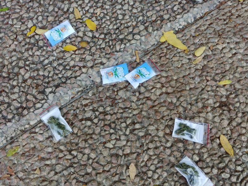 A high from on high? Drone drops weed baggies over Tel Aviv