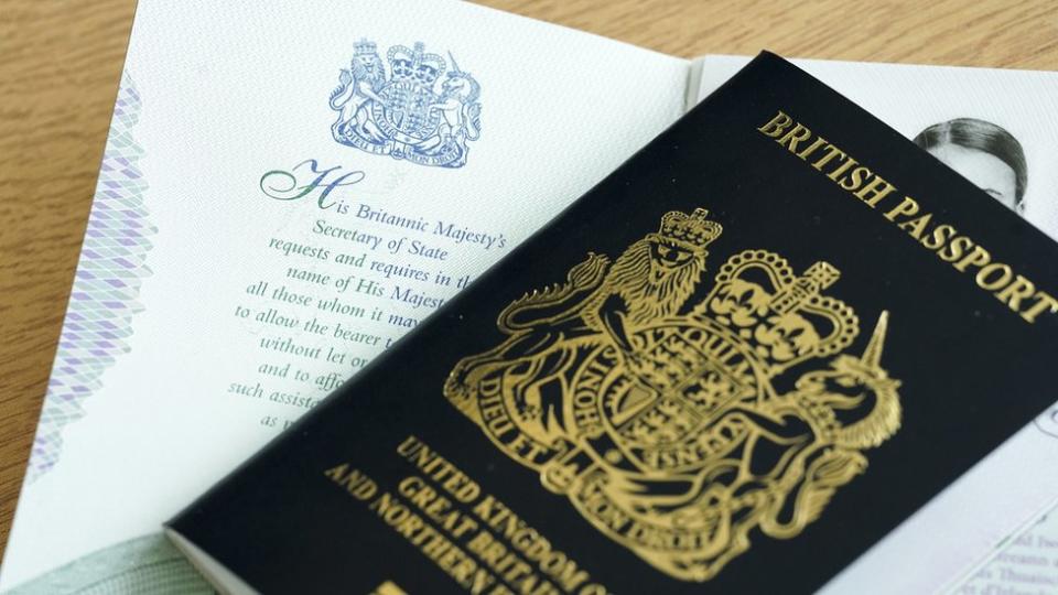 New UK passport