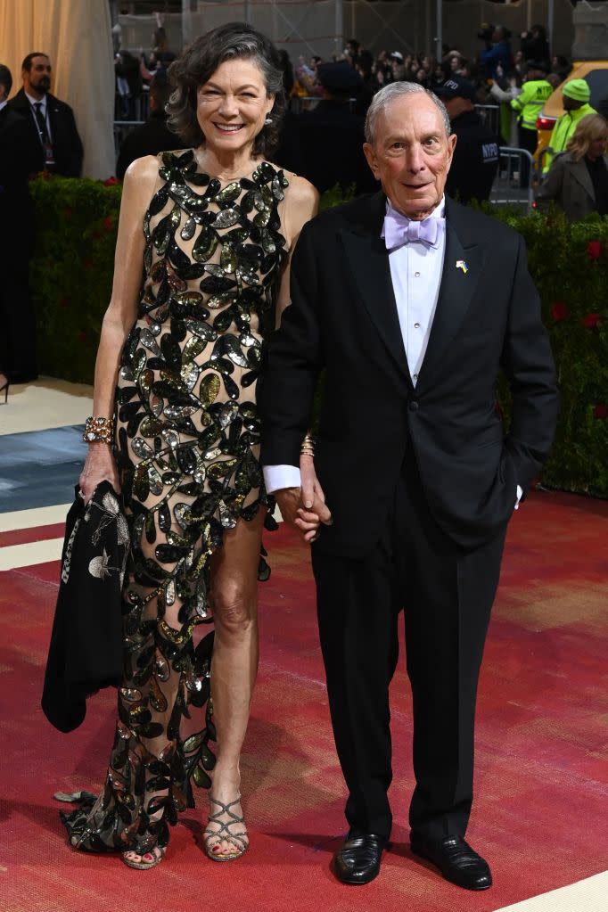 Former NYC mayor Michael Bloomberg and his longtime partner Diana Taylor attended the gala together in 2022. Bloomberg, worth $106 billion, regularly attends the event. David Fisher/Shutterstock