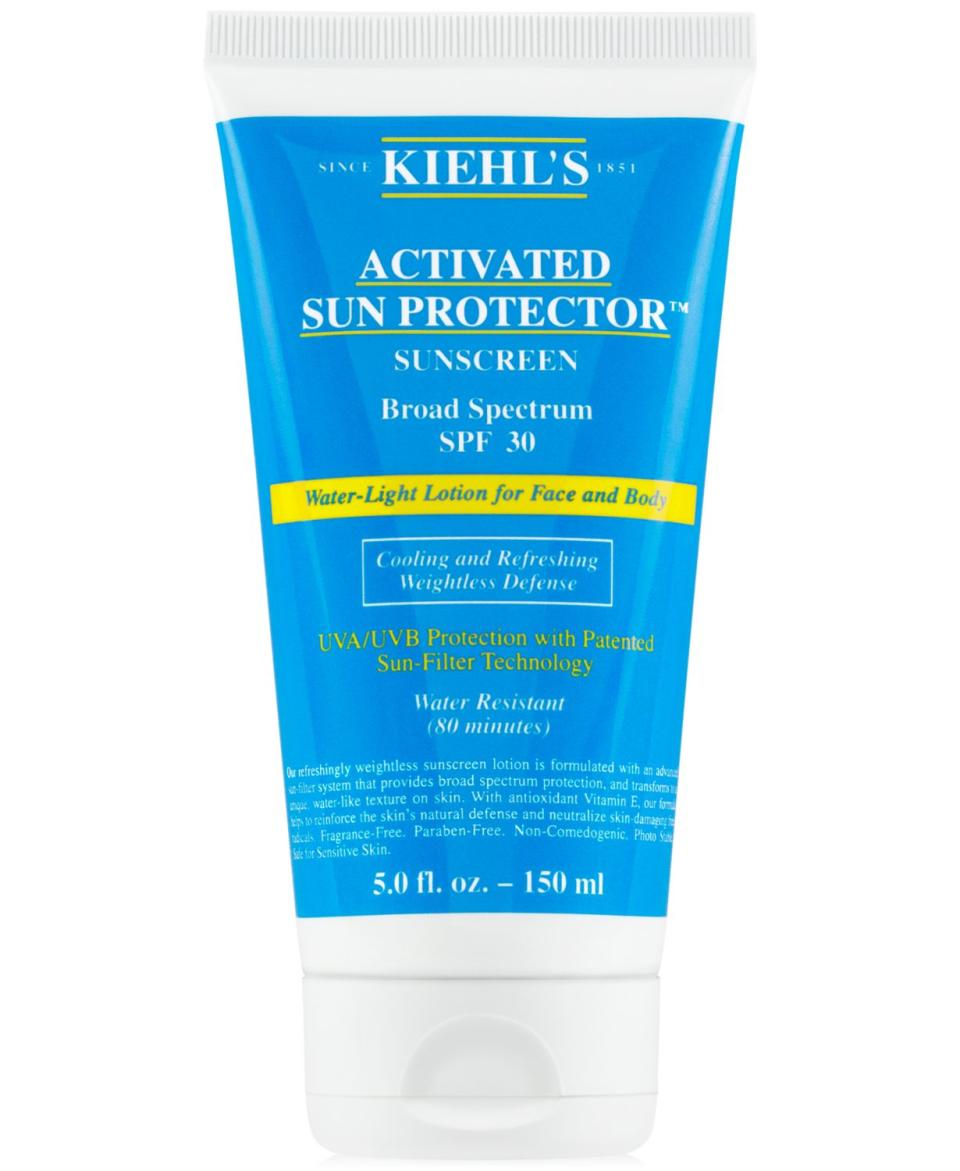 4) Activated Sun Protector Sunscreen