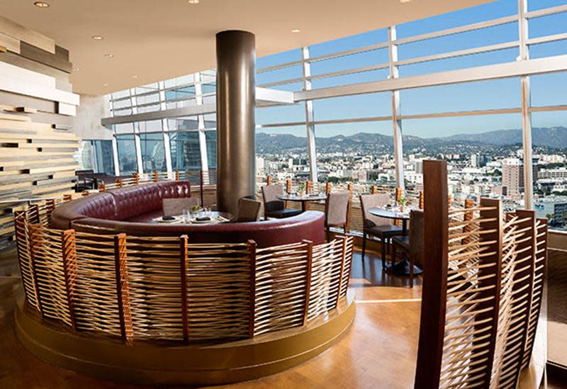 Situated on the 17th level of Hotel Angeleno, West Restaurant & Lounge is a swanky and inviting space with great food and an even better view of the distant city lights. With live jazz music, happy hour and a full drink menu, it’s no wonder guests stop by for a visit, even if they’re not staying at the hotel.